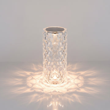 Diamond Rose Crystal Touch Lamp |16 Colors