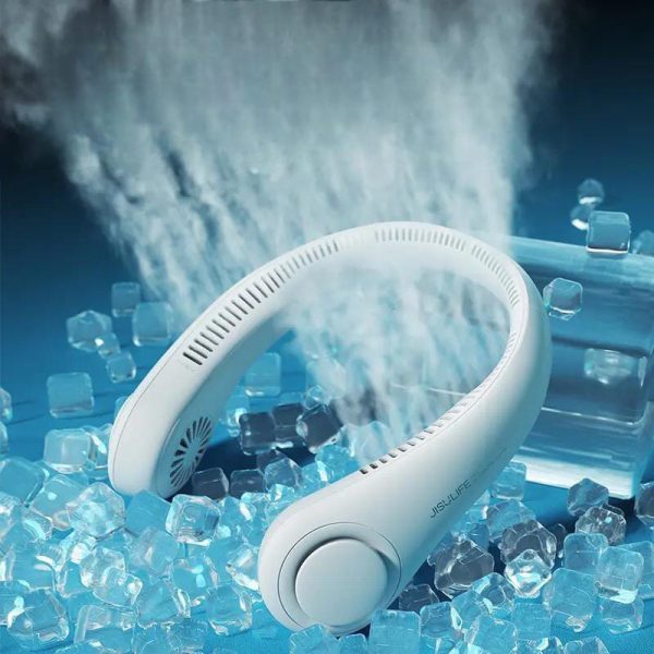 Bladeless Neck Fan – Portable Hands-Free Rechargeable Fan | 3 Speeds, Lightweight & Quiet Cooling | 6-Hour Battery