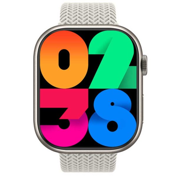 HK9 Pro Max+ Smart Watch AMOLED Display | Starlight Color