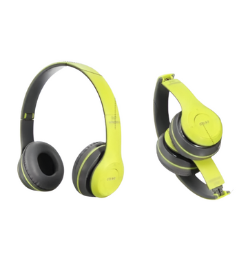 P47 Wireless Bluetooth Headphones Noise-Canceling Gaming Headset with Mic | SD Card Support | Matte Finish