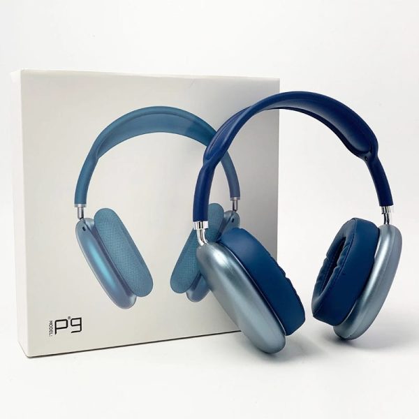 P9 Wireless Bluetooth Headphones | Over-Ear Adjustable Stereo Headset with Mic | Deep Bass & Long Battery Life