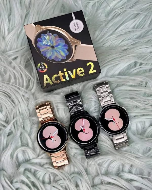 Samsung Galaxy Active 2 Smart Watch  Premium AMOLED Display Includes Silicone & Metal Strap