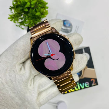 Samsung Galaxy Active 2 Smart Watch  Premium AMOLED Display Includes Silicone & Metal Strap