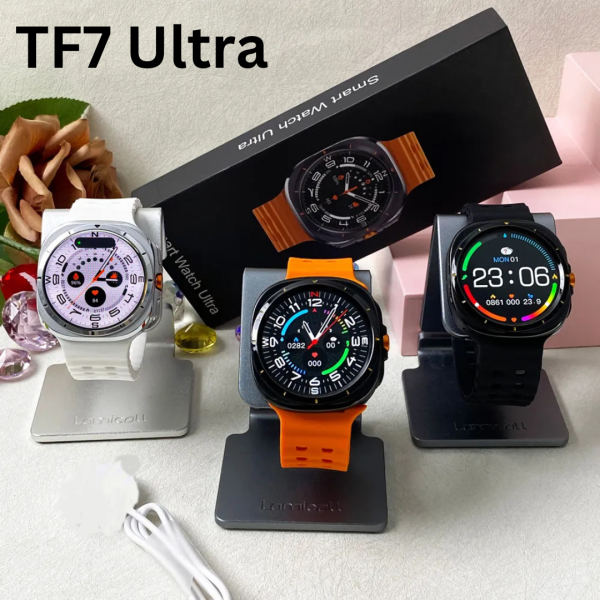 TF7 Ultra Smart Watch Metal Body | AMOLED Display | Waterproof Fitness Tracker