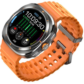 TF7 Ultra Smart Watch Metal Body | AMOLED Display | Waterproof Fitness Tracker